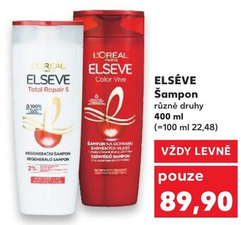 Kaufland ELSÉVE Šampon nabídka