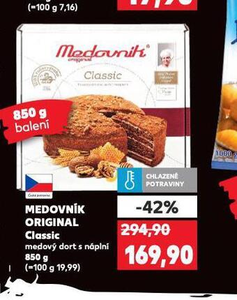 Kaufland Medovník originál nabídka