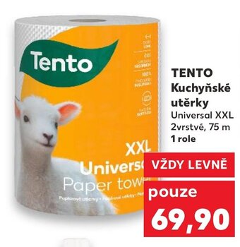 Kaufland TENTO Kuchyňské utěrky nabídka