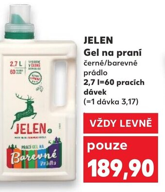 Kaufland JELEN Gel na prani nabídka