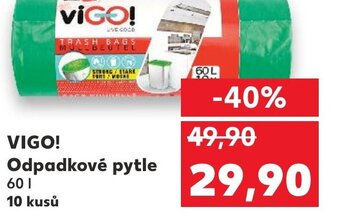 Kaufland VIGO! Odpadkové pytle nabídka