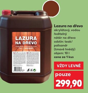 Kaufland Lazura na dřevo nabídka