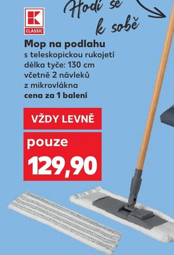 Kaufland Mop na podlahu nabídka