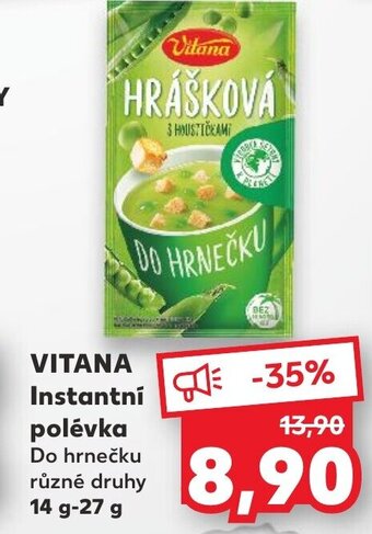 Kaufland VITANA Instantní polévka nabídka