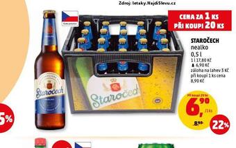 Penny Market Pivo staročech nabídka