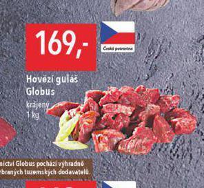 Globus Hovězí guláš nabídka