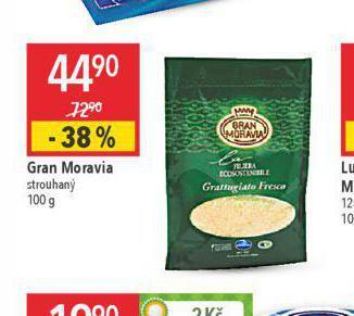 Globus Gran moravia sýr nabídka