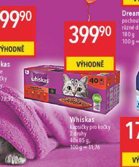 Globus Whiskas kapsičky pro kočky nabídka