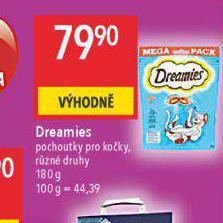 Globus Dreamies pochoutky pro kočky nabídka