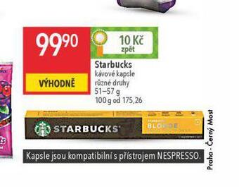 Globus Kávové kapsle starbucks nabídka