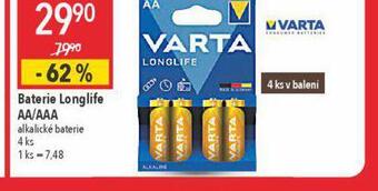Globus Baterie varta longlife nabídka