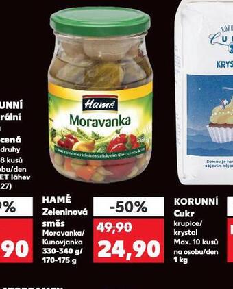 Kaufland Hamé zeleninová směs nabídka