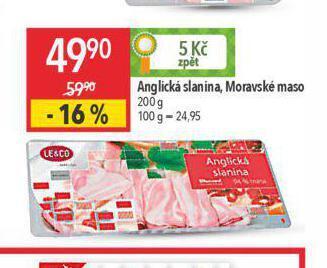 Globus Anglická slanina nabídka