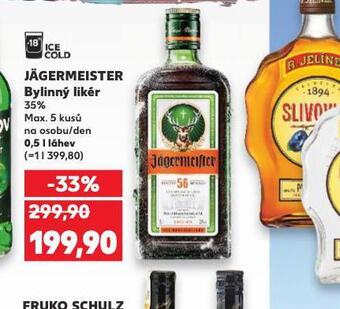 Kaufland Jägermeister nabídka