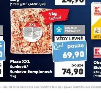 Kaufland Pizza xxl nabídka