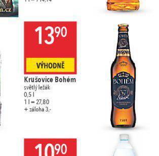 Globus Pivo krušovice nabídka
