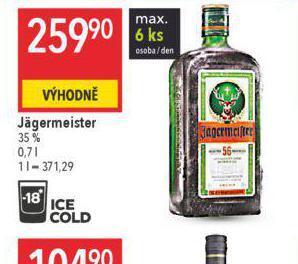 Globus Jagermeister nabídka
