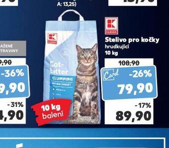Kaufland Stelivo pro kočky nabídka
