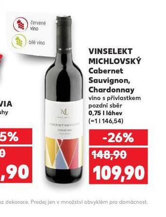 Vinselekt michlovský cabernet sauvignon