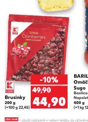 Kaufland Brusinky nabídka