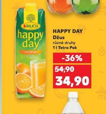 Kaufland Happy day džus nabídka