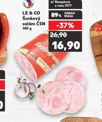 Kaufland Šunkový salám čsn nabídka