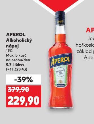Kaufland Aperol nabídka