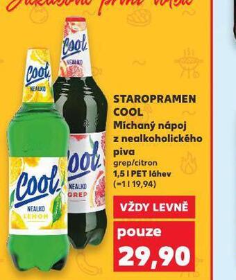 Kaufland Pivo staropramen cool nealko nabídka