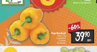 Billa Paprika žlutá nabídka