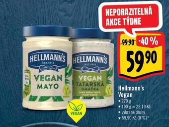 Albert Hellmann's vegan omáčka nabídka