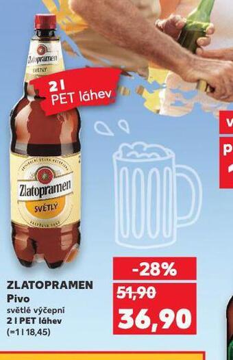 Kaufland Pivo zlatopramen nabídka