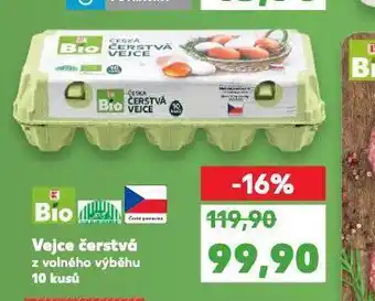 Kaufland Vejce čerstvá 10 ks nabídka