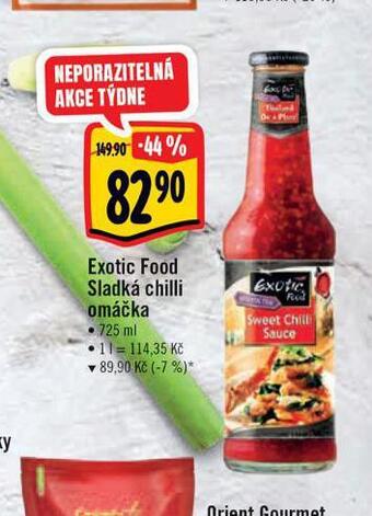 Albert Exotic food sladká chilli omáčka nabídka