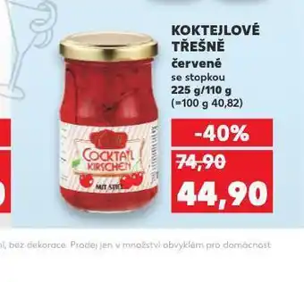 Kaufland Koktejlové třešně nabídka