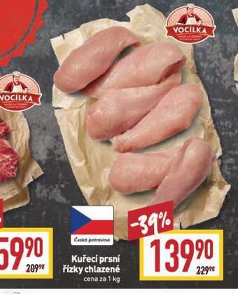 Billa Kuřecí prsní řízky nabídka