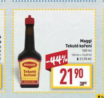 Billa Maggi tekuté koření nabídka