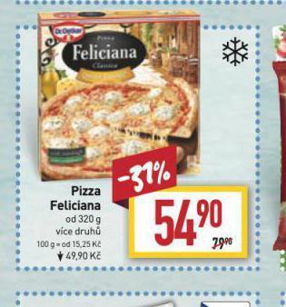 Billa Pizza feliciana nabídka