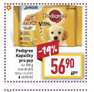Billa Pedigree kapsičky pro psy nabídka