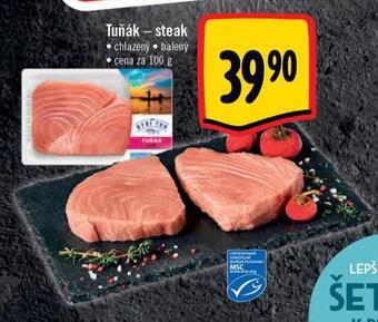 Albert Tuňák steak nabídka