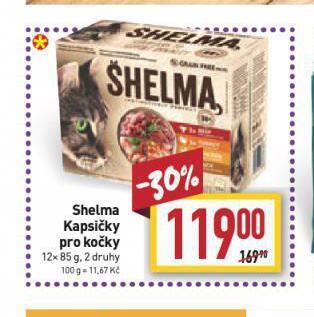 Billa Shelma kapsičky pro kočky nabídka