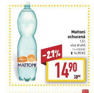 Billa Mattoni nabídka