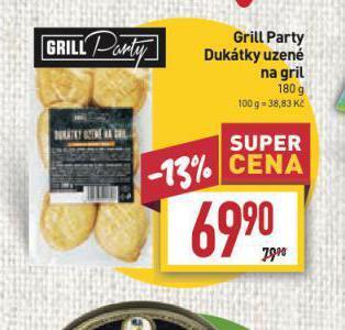 Billa Dukátky uzené na gril nabídka