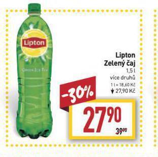 Billa Lipton zelený čaj nabídka