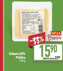 Billa Eidam sýr nabídka