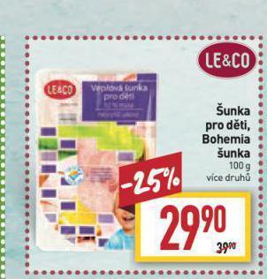Billa Šunka pro děti nabídka