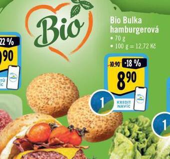 Albert Bio hamburgerová bulka nabídka