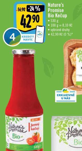 Albert Bio kečup nabídka