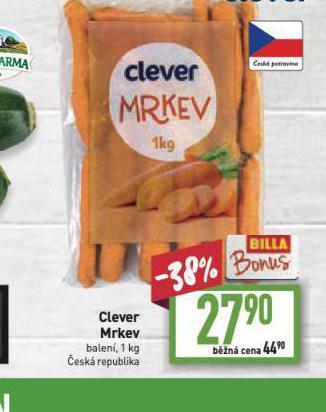 Billa Mrkev nabídka