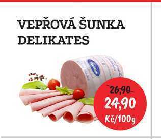 RABBIT řeznictví Vepřová šunka delikates 100g nabídka