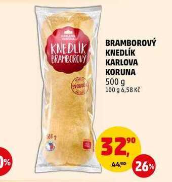 Penny Market Bramborový knedlík karlova koruna, 500 g nabídka